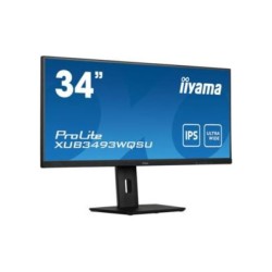 Monitor Iiyama ProLite 34inch UltraWide Quad-HD LED Zwart Monitor Iiyama ProLite 34inch UltraWide Quad-HD LED Zwart