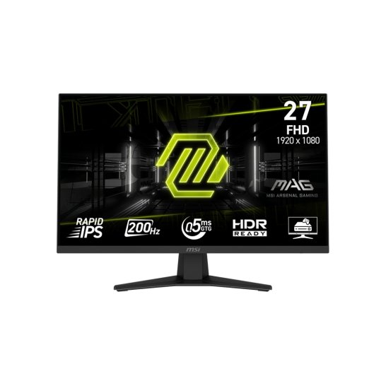 Monitor MSI MAG 274F 27inch IPS F-HD Zwart 200HZ DP HDMI