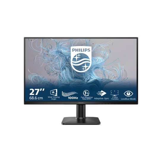 Monitor Philips 27Inch 27E2N1100L/00 Zwart 100HZ 1MS