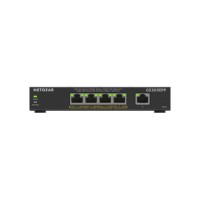NETGEAR 5-Port Gigabit Ethernet High-Power PoE+ Plus Switch NETGEAR 5-Port Gigabit Ethernet High-Power PoE+ Plus Switch