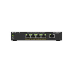 NETGEAR 5-Port Gigabit Ethernet High-Power PoE+ Plus Switch
