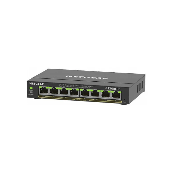 NETGEAR 8-Port Gigabit Ethernet PoE+ Plus Switch