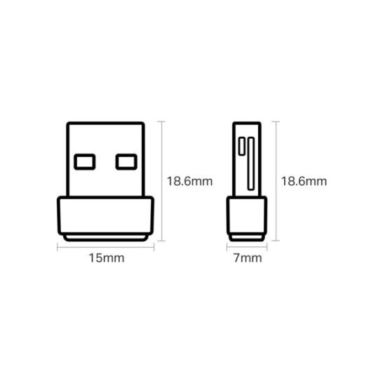 NTW TP-Link AC600 T2U Wireless USB Nano Adapter NTW TP-Link AC600 T2U Wireless USB Nano Adapter