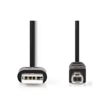 Nedis CCGT60100BK20 USB-kabel 2 m USB 2.0 USB A USB B Zwart Nedis CCGT60100BK20 USB-kabel 2 m USB 2.0 USB A USB B Zwart