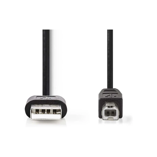 Nedis CCGT60100BK20 | USB 2.0 | USB-A naar USB-B | 2m | Zwart