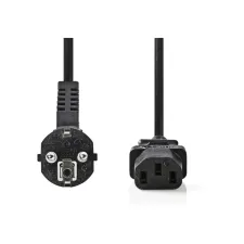 Nedis CEGP10000BK20 electriciteitssnoer Zwart 2 m Netstekker Nedis CEGP10000BK20 electriciteitssnoer Zwart 2 m Netstekker