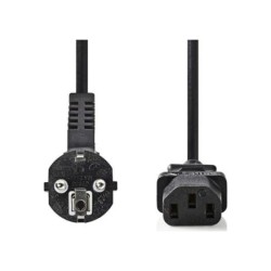 Nedis CEGP10000BK20 electriciteitssnoer Zwart 2 m Netstekker
