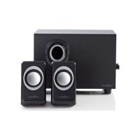 Nedis CSPR10021BK Speakerset 16W Zwart 2.1 kanalen
