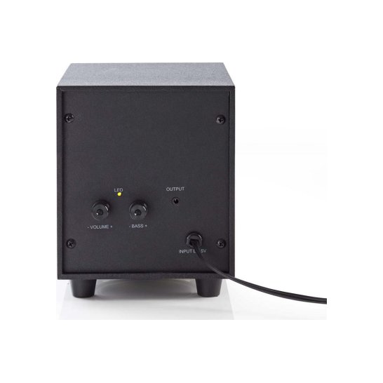 Nedis CSPR10021BK Speakerset 16W Zwart 2.1 kanalen