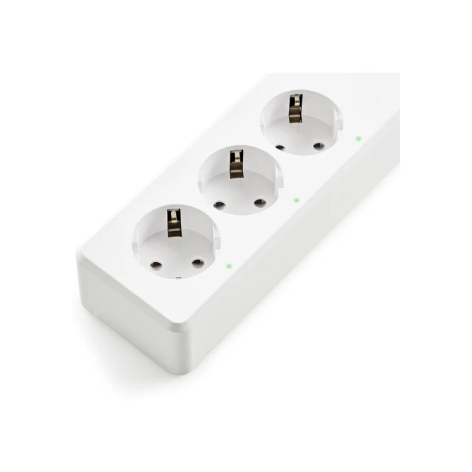 Nedis | Wi-Fi Slimme Stekkerdoos | 4 Stopcontacten | 2 USB-poorten | Wit