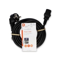 Nedis Zwart 5 m CEE7/7 C13 stekker