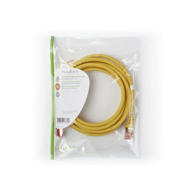 Nedis CAT6 S/FTP-netwerkkabel/RJ45 3m Geel