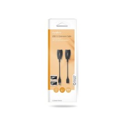 Nedis netwerkkabel Zwart 0,2 m