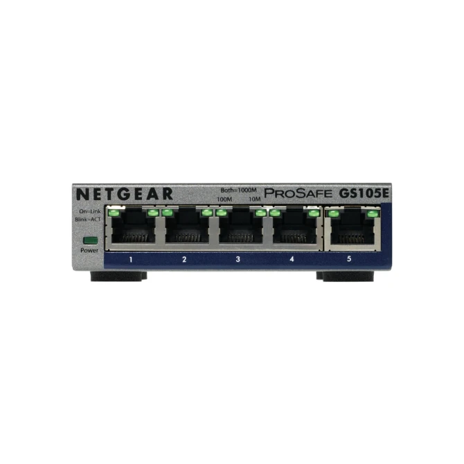 Netgear ProSafe Plus 5 Port Webm. Gigabit Ethernet Switch