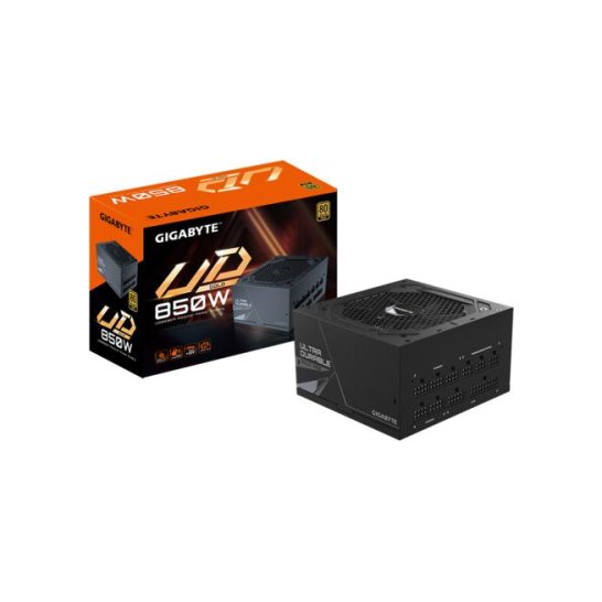 PSU Gigabyte 850W 20+4 pin ATX ATX Zwart PSU Gigabyte 850W 20+4 pin ATX ATX Zwart