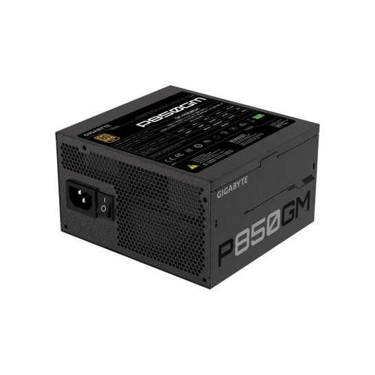 PSU Gigabyte P850GM 850 W 20+4 pin ATX ATX Zwart PSU Gigabyte P850GM 850 W 20+4 pin ATX ATX Zwart