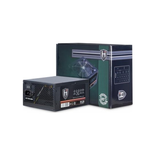 PSU Inter-Tech HIPOWER SP-750 750W 20+4 pin ATX ATX Zwart PSU Inter-Tech HIPOWER SP-750 750W 20+4 pin ATX ATX Zwart
