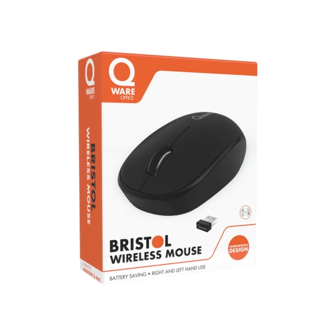 MS QWARE Wireless Mouse Bristol Black