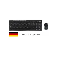 Logitech Wireless Combo MK270 USB Keyb+Mouse QWERTZ DE Zwart