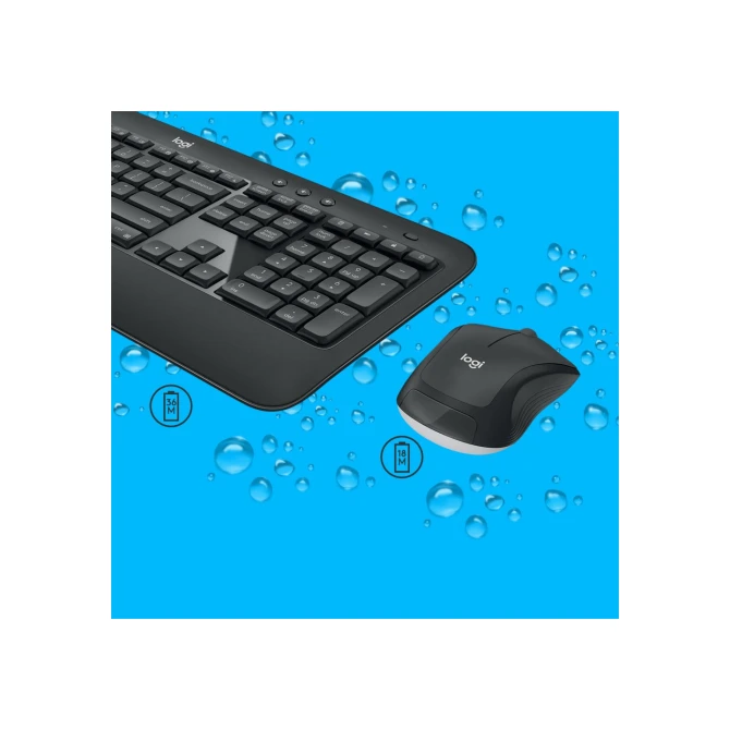 Logitech Advanced MK540 Desktopset USB QWERTZ Duits