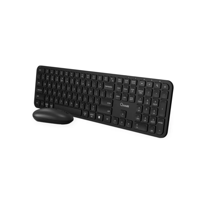 KYB QWARE Wireless Dekstop Combo Eastbourne Black
