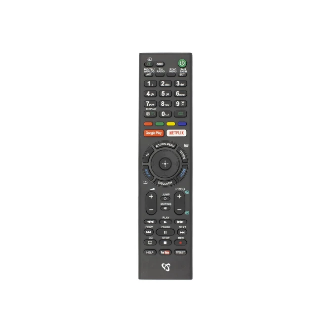 SBOX RC-01402 | Afstandsbediening | Geschikt voor Sony TV's | Zwart
