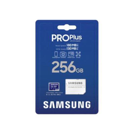 SD Samsung PRO Plus 256 GB MicroSD UHS-I Klasse 3 SD Samsung PRO Plus 256 GB MicroSD UHS-I Klasse 3
