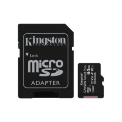 SDCARD Kingston Canvas Select MicroSD 64GB Class10 + adapter
