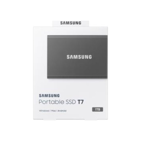 SSD EXT. Samsung Portable SSD T7 1TB Grijs SSD EXT. Samsung Portable SSD T7 1TB Grijs