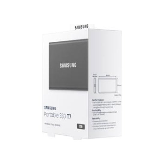 SSD EXT. Samsung Portable SSD T7 1TB Grijs SSD EXT. Samsung Portable SSD T7 1TB Grijs