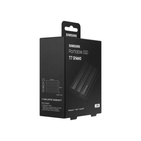 SSD Ext. Samsung MU-PE2T0S 2TB USB3.2 Zwart SSD Ext. Samsung MU-PE2T0S 2TB USB3.2 Zwart
