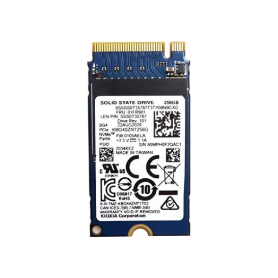 SSD Toshiba M.2 NVMe 256GB SSD Toshiba M.2 NVMe 256GB