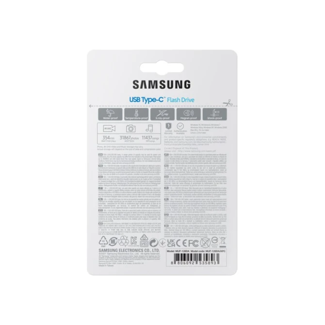 USB Samsung 128 GB USB Type-C 3.2 Gen 1 Blauw