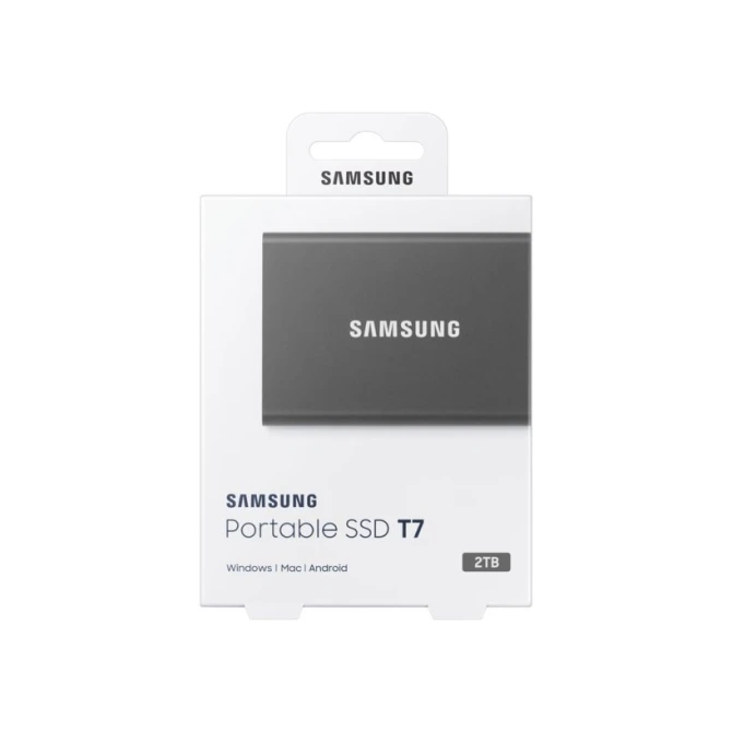 SSD EXT. Samsung Portable T7 2TB Grijs