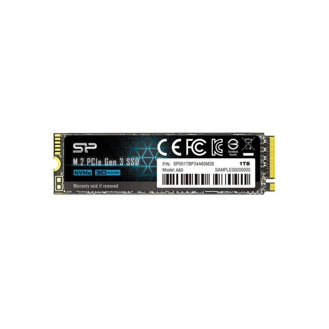 SSD Silicon Power M.2 1000 GB PCI Express SLC NVMe
