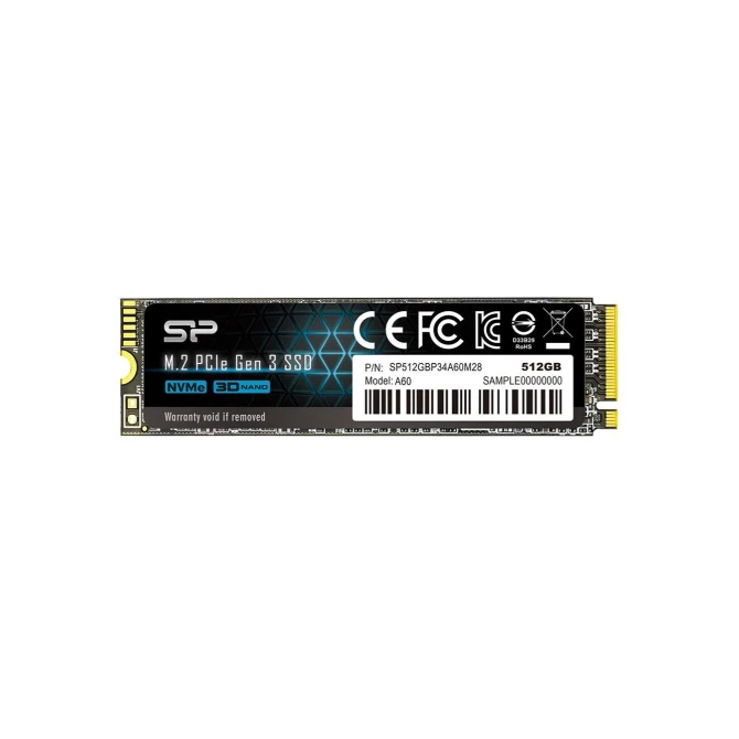 SSD Silicon Power M.2 512 GB PCI Express SLC NVMe