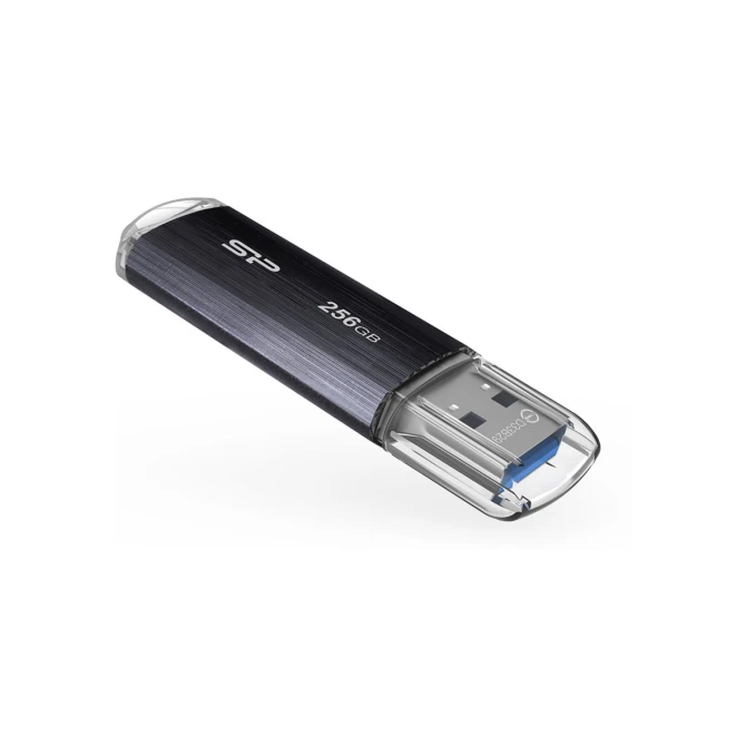 USB Silicon power 256GB 3.0 Zwart