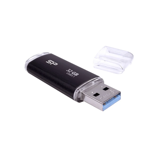 USB Silicon Power 32GB Blaze B02 USB 3.0 flashdrive Zwart
