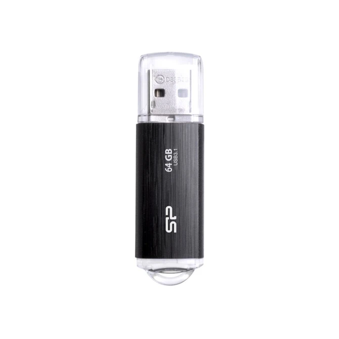 USB Silicon Power 64GB Blaze B02 USB 3.0 flashdrive Zwart