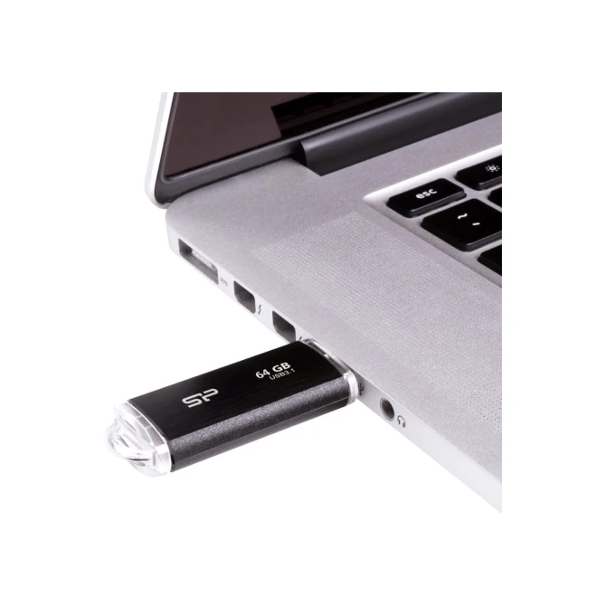 USB Silicon Power 64GB Blaze B02 USB 3.0 flashdrive Zwart