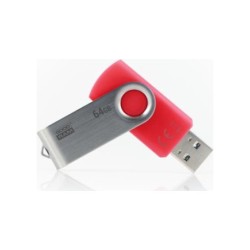 Storage Goodram Flashdrive 'Twister' 64GB USB3.0 Rood Storage Goodram Flashdrive 'Twister' 64GB USB3.0 Rood