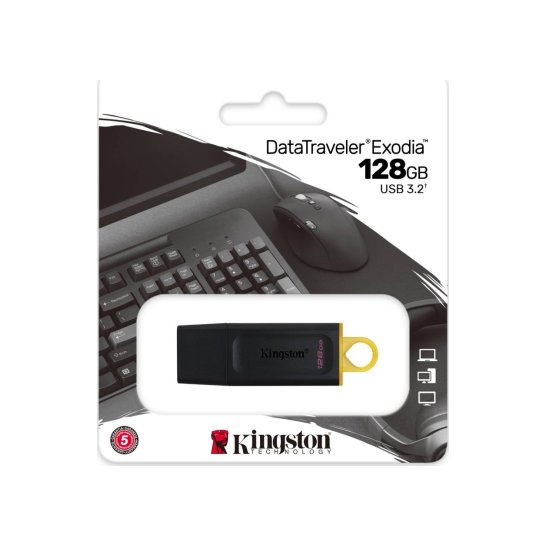Storage Kingston DataTraveler Exodia USB flash 128 GB A 3.2