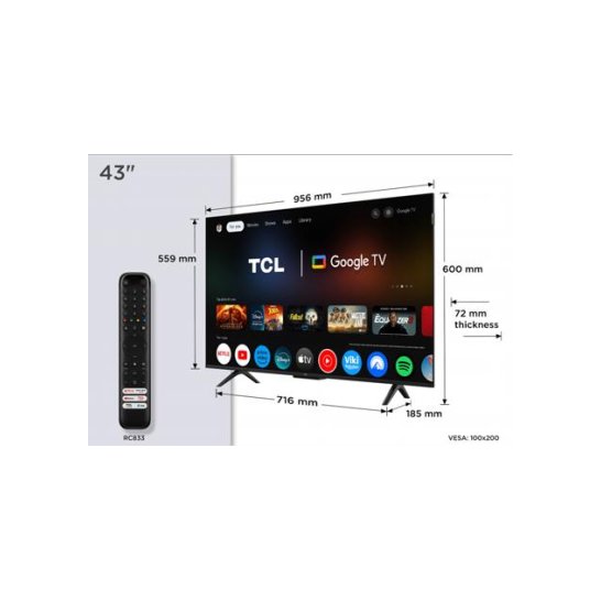 TCL 43P7K QLED 43'' (2025) TCL 43P7K QLED 43'' (2025)