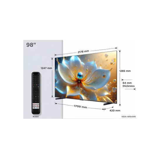 TCL 98T8C 4K 144Hz