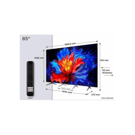 TCL P8K 85P8K QLED DLED (2025) TCL P8K 85P8K QLED DLED (2025)