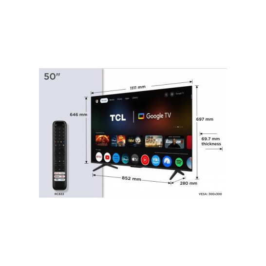 TCL QLED 50P71K 50'' (2025) TCL QLED 50P71K 50'' (2025)