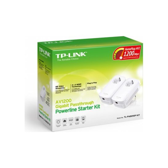 TP-LINK AV1200 1200 Mbit/s Ethernet LAN Wit KIT TP-LINK AV1200 1200 Mbit/s Ethernet LAN Wit KIT