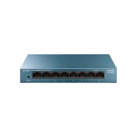 TP-LINK LS108G Unmanaged Gigabit Ethernet (10/100/1000) Blau TP-LINK LS108G Unmanaged Gigabit Ethernet (10/100/1000) Blau