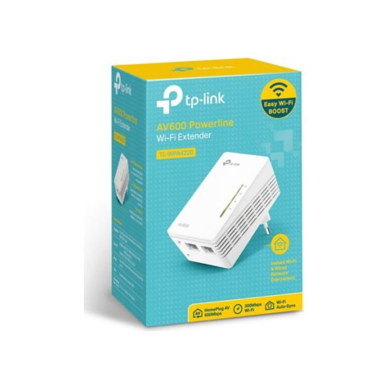 TP-LINK TL-WPA4220 PowerLine-netwerkadapter 500 Mbit/s Ether TP-LINK TL-WPA4220 PowerLine-netwerkadapter 500 Mbit/s Ether
