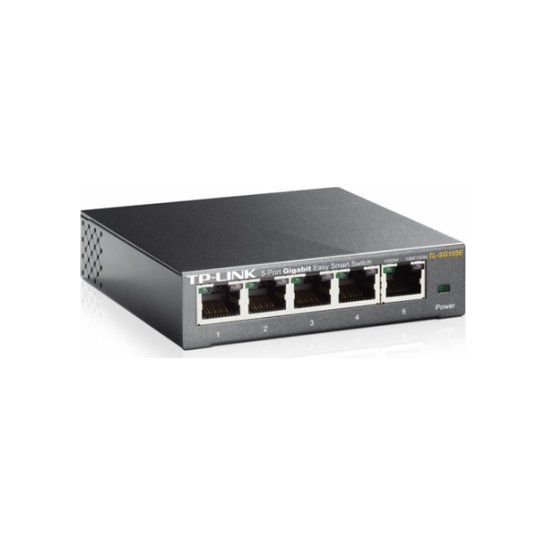 TP-Link 5-port Metal Easy Smart Gigabit Switch TP-Link 5-port Metal Easy Smart Gigabit Switch